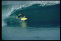 300055 Backside tube ride, California reef break A4 Photo Print