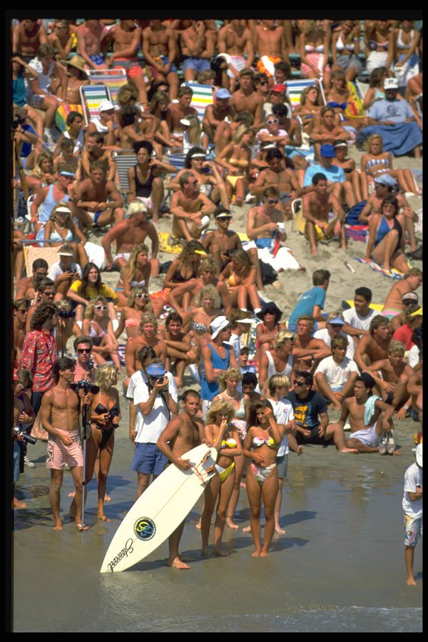 300067 California summer time surf contest A4 Photo Print