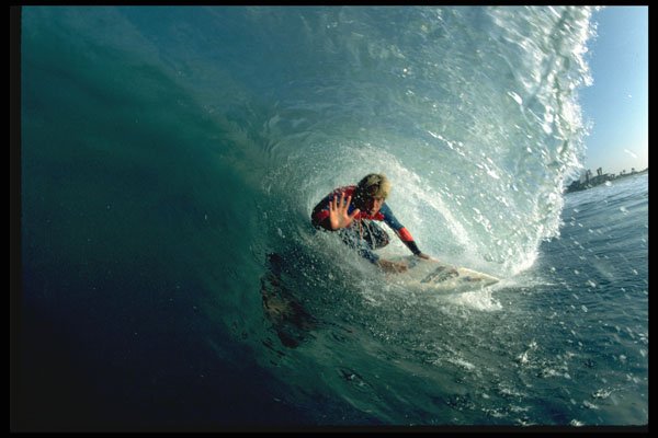 300071 Imperial Beach, California tube ride A4 Photo Print