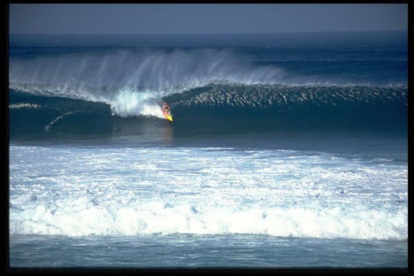 300074 Pipeline overview, Oahu, Hawaii A4 Photo Print