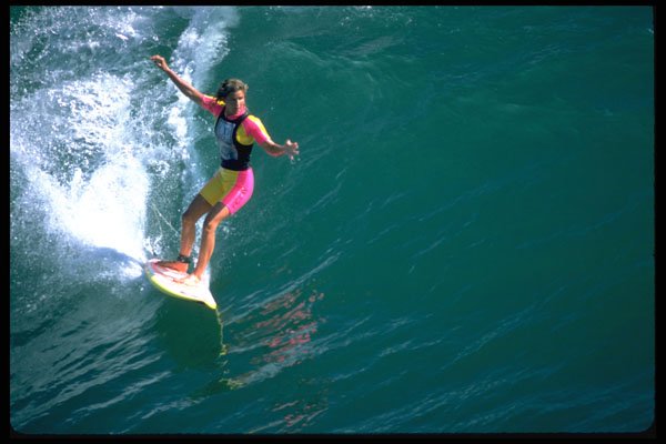 300089 Pro surf contest, Huntington Beach, California A4 Photo Print