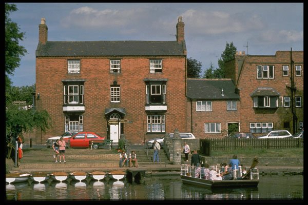 301005 The Ferry Over The River Avon, Stratford on Avon A4 Photo Print