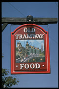 301023 Old Tramway Inn Pub Sign, Shipston Road, Stratford A4 Photo Print