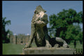 301026 Gatepost Figure, Charlecote Park A4 Photo Print