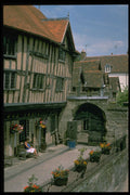 301037 Looking East, Lord Leycester Hospital, Warwick A4 Photo Print