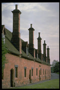 301050 Alms Houses, Stoneleigh Village, Warwickshire A4 Photo Print