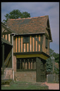 301056 Lych Gate, Berkswell Church, Near Coventry A4 Photo Print