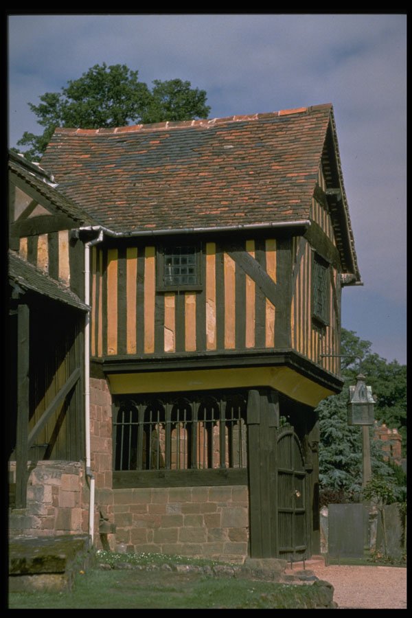 301056 Lych Gate, Berkswell Church, Near Coventry A4 Photo Print