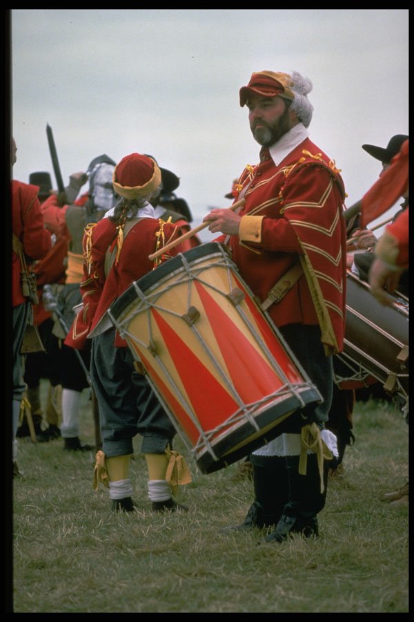 301064 The Drummer, Civil War Re enactment A4 Photo Print