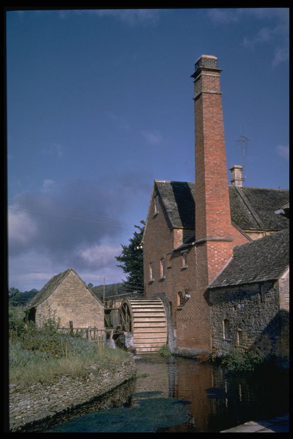 301069 Old Water Mill, Lower Slaughter A4 Photo Print