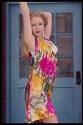 302016 Dress With Splashes Of Color A4 Photo Print