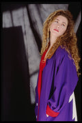302031 Purple Jacket A4 Photo Print