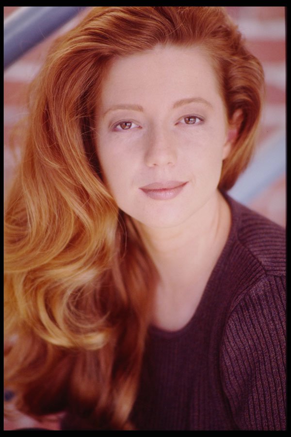 302042 Red Hair And Brown Top A4 Photo Print