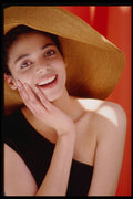302053 Large Yellow Hat A4 Photo Print