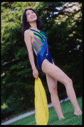 302073 Lightning Suit And Yellow Towel A4 Photo Print