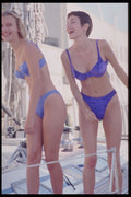 302076 Blue And Purple Bathing Suits A4 Photo Print