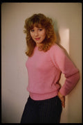 302082 Pink Sweater A4 Photo Print