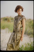 302084 Metallic Dress A4 Photo Print