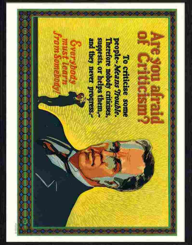 305 39 constructive organization posters motivational 1925 Advert A4 Photo Print