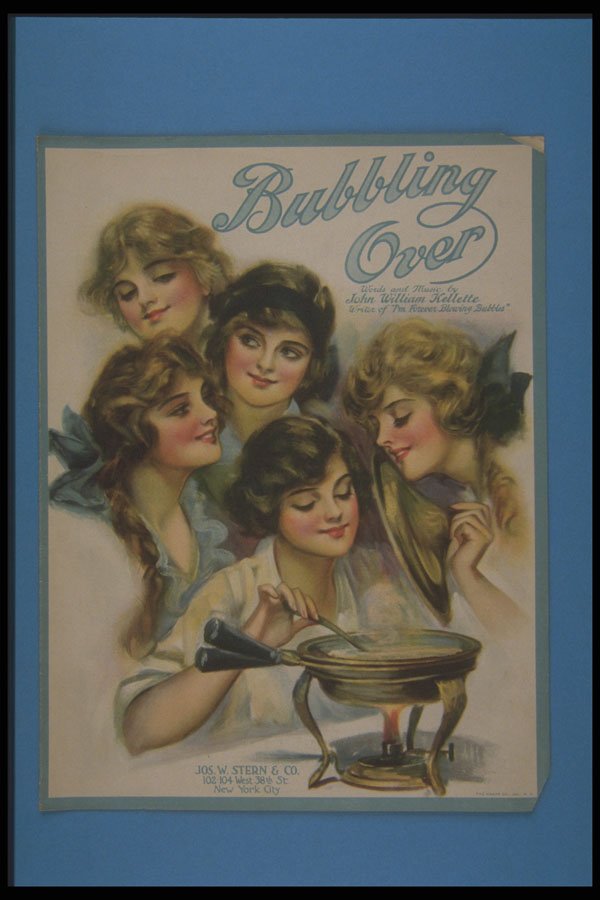 305010 Bubbling Over, Copyright 1919 A4 Photo Print