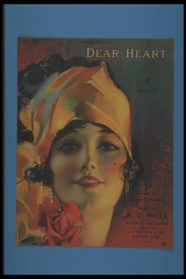 305018 Dear Heart, Copyright 1919 A4 Photo Print