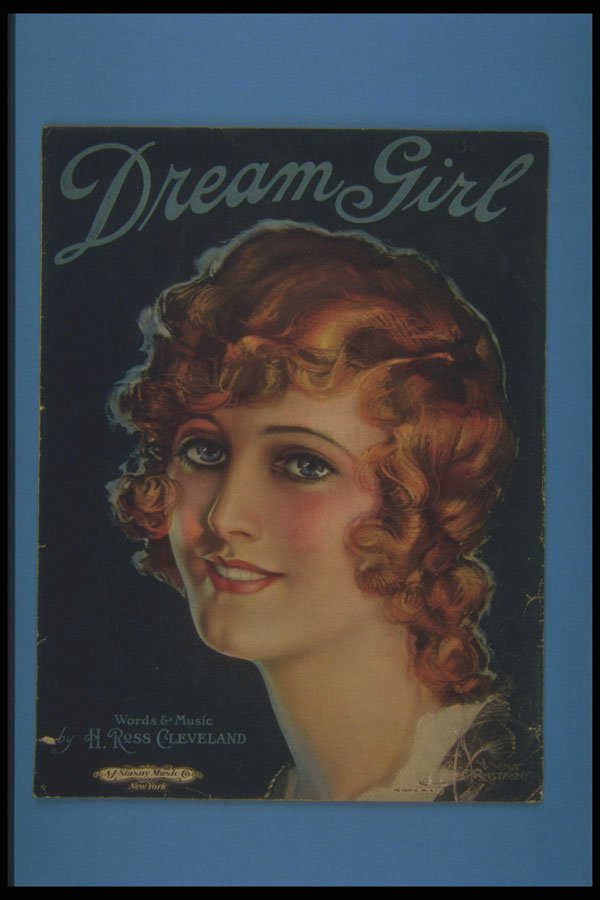 305020 Dream Girl, Copyright 1920 A4 Photo Print