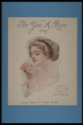 305025 For You A Rose, Copyright 1917 A4 Photo Print