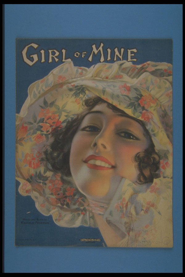 305026 Girl Of Mine, Copyright 1919 A4 Photo Print