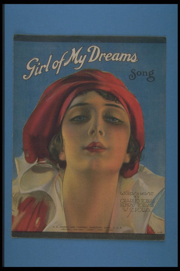 305027 Girl Of My Dreams, Copyright 1920 A4 Photo Print