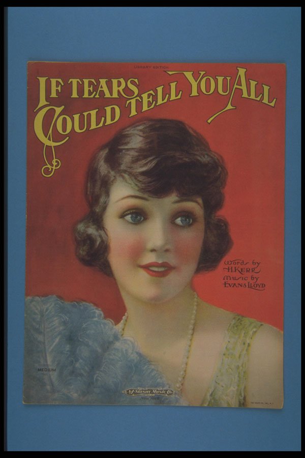 305030 If Tears Could Tell You All, Copyright 1920 A4 Photo Print