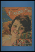 305034 I'm Forever Thinking Of You, Copyright 1919 A4 Photo Print