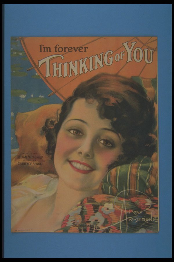 305034 I'm Forever Thinking Of You, Copyright 1919 A4 Photo Print