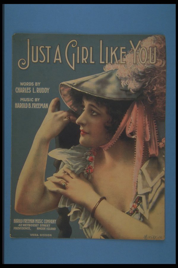 305039 Just A Girl Like You, Copyright 1919 A4 Photo Print
