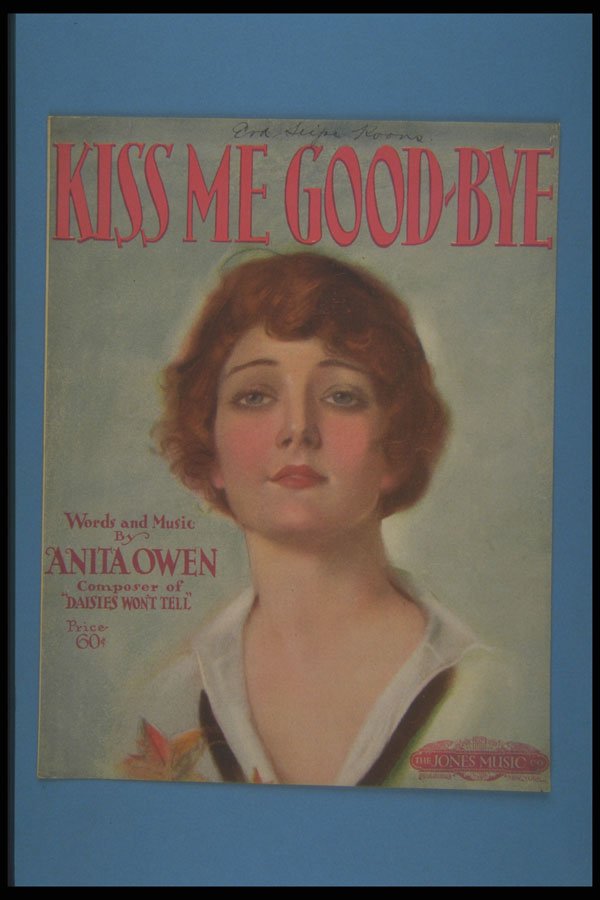 305042 Kiss Me Good Bye, Copyright 1920 A4 Photo Print
