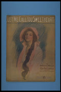 305044 Let Me Call You Sweetheart, Copyright 1910 A4 Photo Print