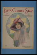 305047 Loves Golden Star, Copyright 1907 A4 Photo Print