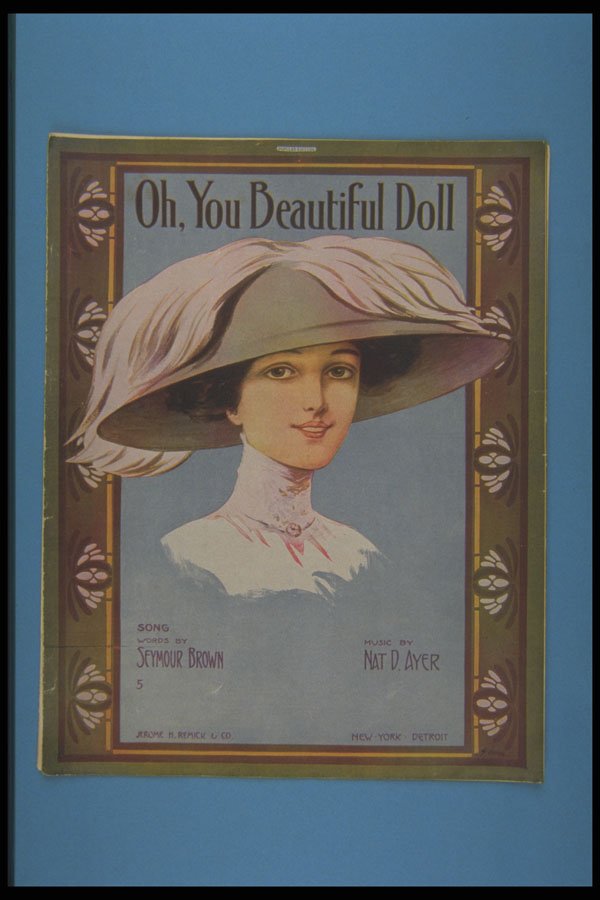 305051 Oh, You Beautiful Doll, Copyright 1911 A4 Photo Print