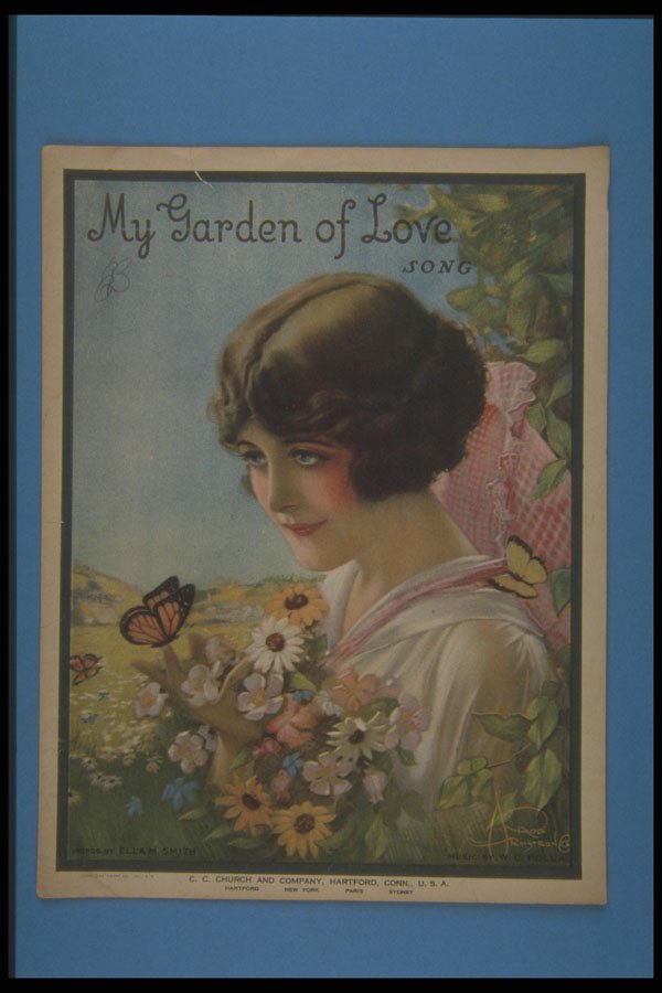 305055 My Garden Of Love, Copyright 1919 A4 Photo Print