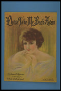 305059 Please Take Me Back Again, Copyright 1919 A4 Photo Print