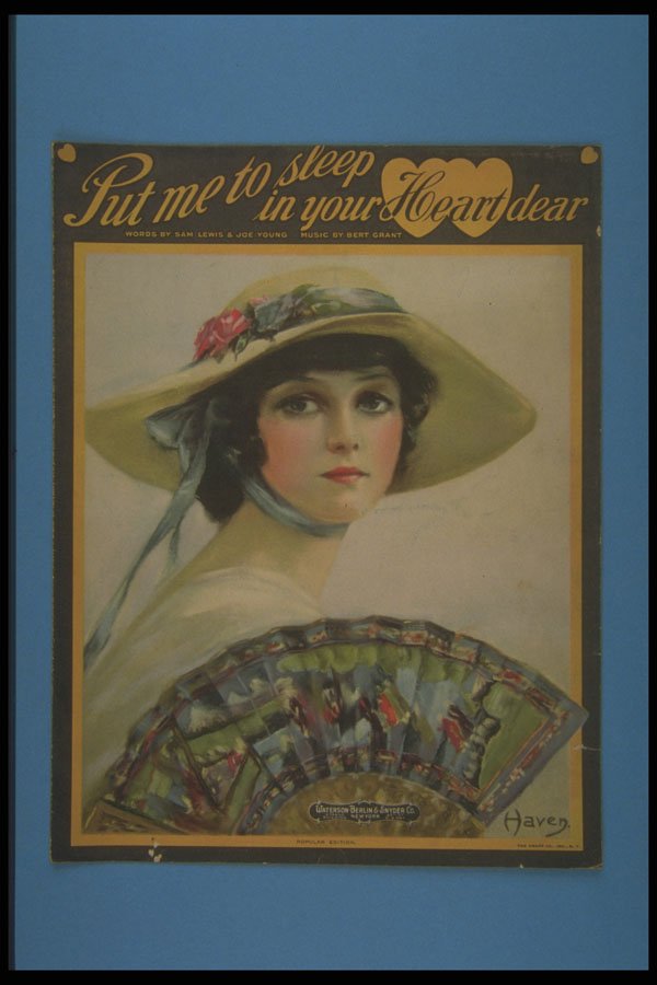 305060 Put Me To Sleep In Your Heart Dear, Copyright 1919 A4 Photo Print