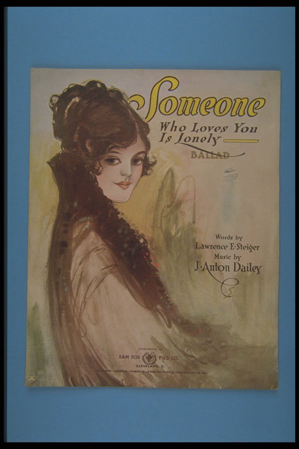 305065 Someone Who Loves You Is Lonely, Copyright 1914 A4 Photo Print