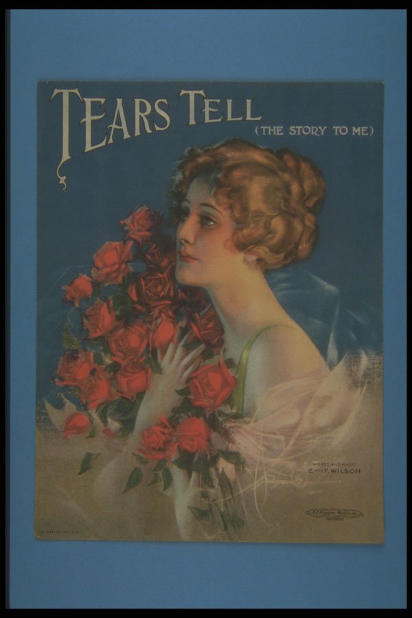 305070 Tears Tell (The Story To Me), Copyright 1919 A4 Photo Print