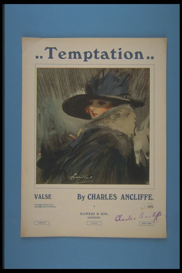 305071 Temptation, Copyright 1921 A4 Photo Print