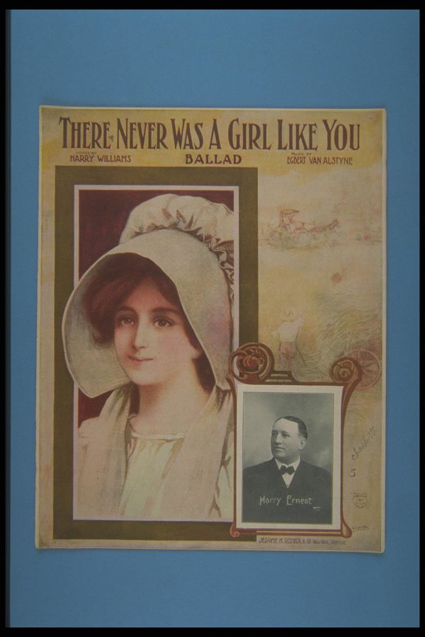 305078 There Never Was A Girl Like You, Copyright 1908 A4 Photo Print
