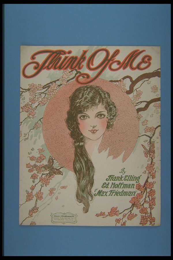 305080 Think Of Me, Copyright 1916 A4 Photo Print