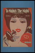 305081 Tonight's The Night, Copyright 1924 A4 Photo Print