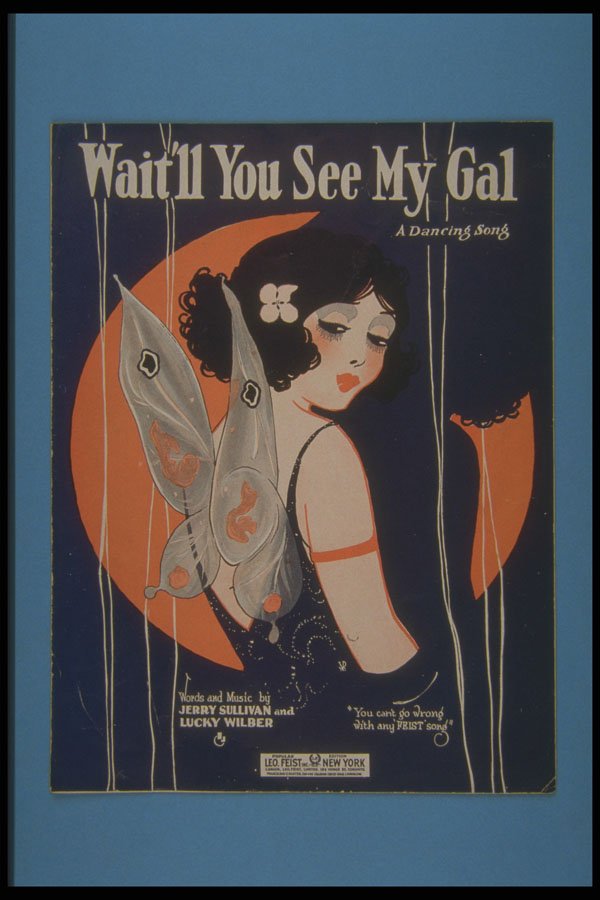 305085 Wait'll You See My Gal, Copyright 1924 A4 Photo Print