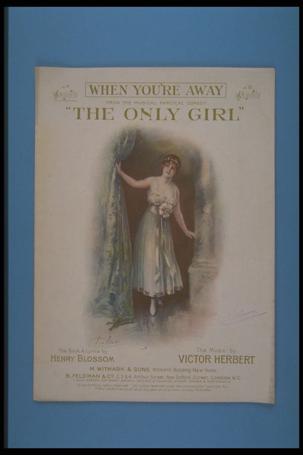 305089 When You're Away, Copyright 1914 A4 Photo Print