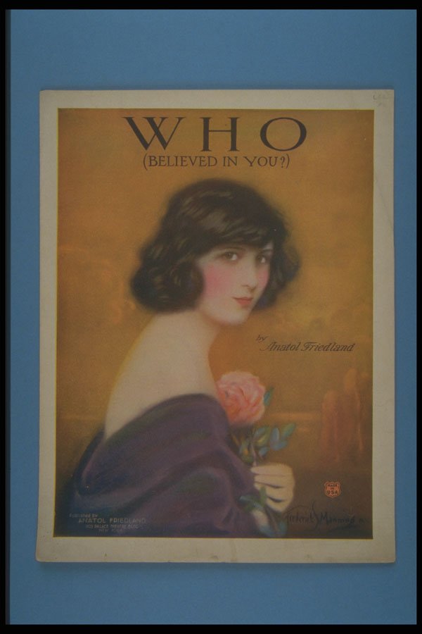305090 Who (Believed In You ), Copyright 1921 A4 Photo Print