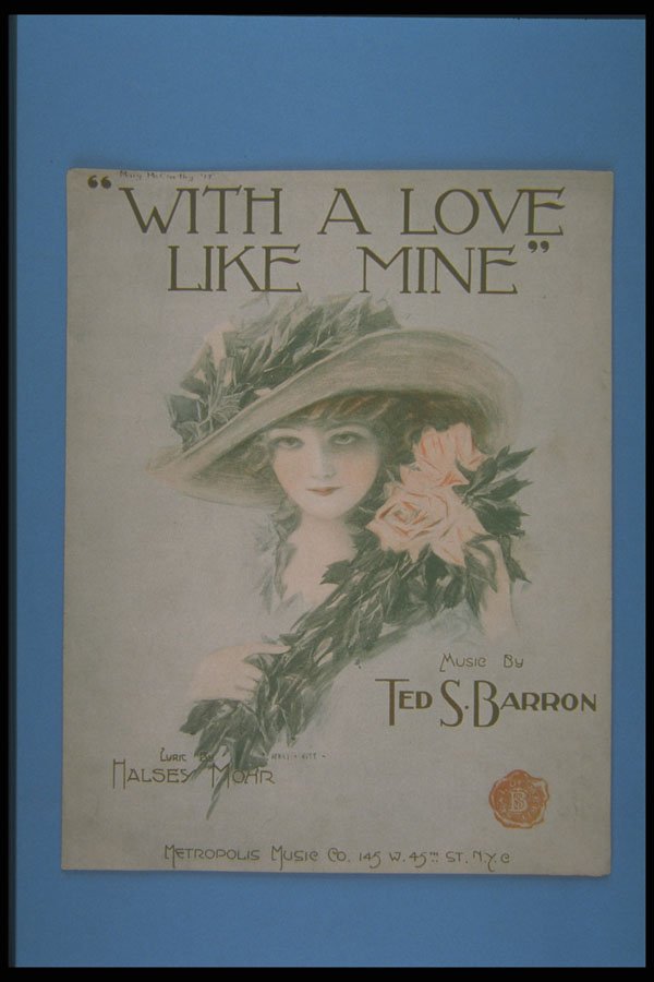 305092 With A Love Like Mine, Copyright 1918 A4 Photo Print